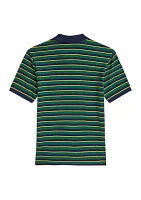 Boys - Striped Soft Cotton Polo Shirt