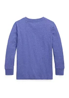 Boys 2-7 Cotton Jersey Long Sleeve T-Shirt