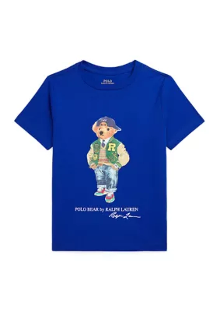 Boys - Polo Bear Cotton Jersey T-Shirt