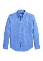 Boys 8-20 Linen Shirt