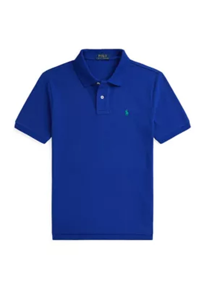 Boys 2-7 Cotton Mesh Polo Shirt