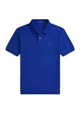 Boys 2-7 Cotton Mesh Polo Shirt