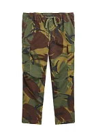 Boys 4-7 Camo Stretch Chino Cargo Pants