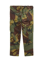 Boys 4-7 Camo Stretch Chino Cargo Pants