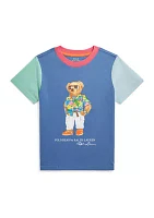 Boys 2-7 Polo Bear Color-Blocked Cotton T-Shirt