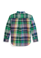 Baby Boys Plaid Cotton Oxford Shirt