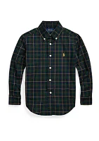 Boys 2-7 Plaid Poplin Shirt