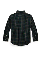 Boys 2-7 Plaid Poplin Shirt