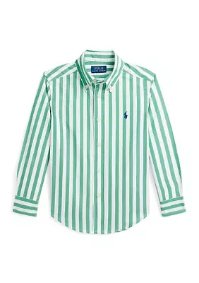 Boys 2-7 Plaid Cotton Poplin Shirt