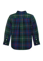 Boys - Buffalo Check Double Faced Cotton Shirt