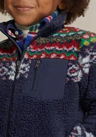 Boys - Fair Isle Teddy Fleece Jacket