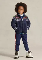 Boys - Fair Isle Teddy Fleece Jacket