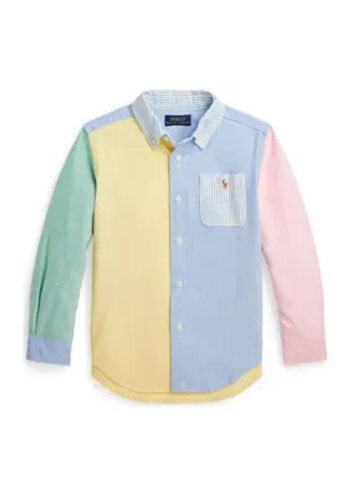 Boys 4-7 Cotton Oxford Fun Shirt