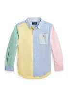 Boys 4-7 Cotton Oxford Fun Shirt