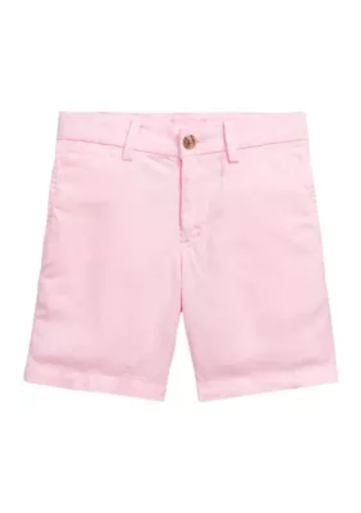 Boys 2-7 Straight Fit Linen Cotton Shorts