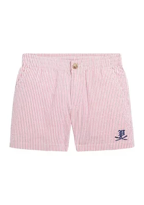 Boys 2-7 Polo Prepster Stretch Seersucker Shorts