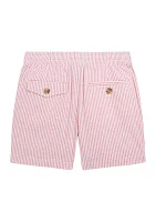 Boys 2-7 Polo Prepster Stretch Seersucker Shorts