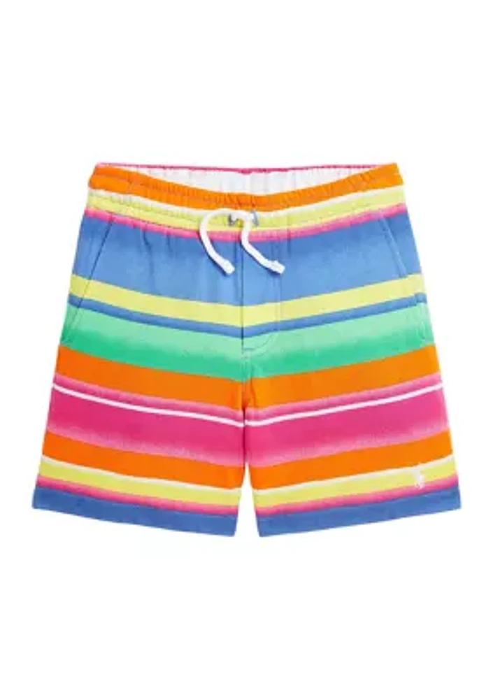 Boys - Striped Spa Terry Shorts