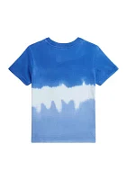 Boys - Tie Dye Cotton Jersey Graphic T-Shirt