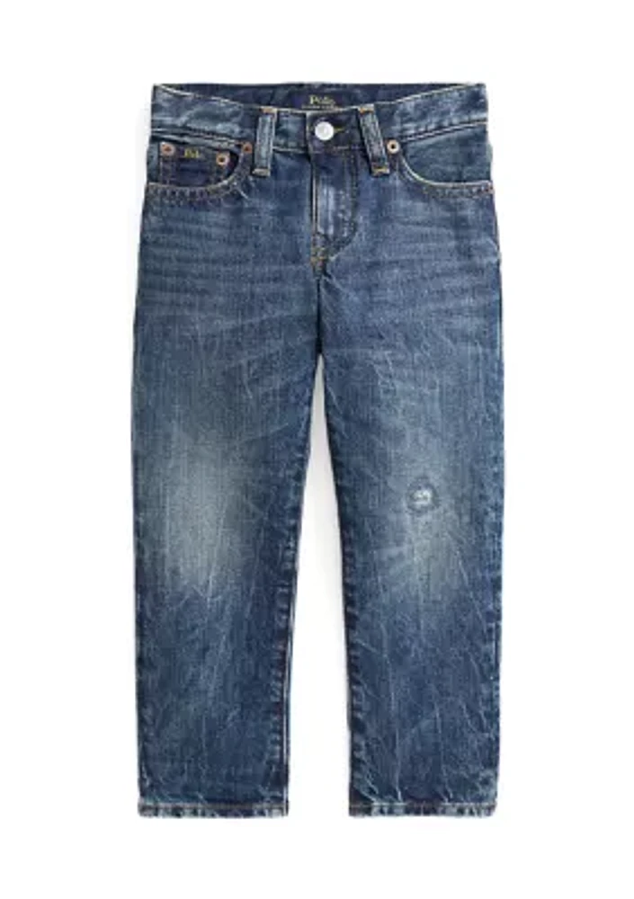 Boys - Hampton Straight Distressed Jeans