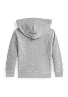 Boys - Knit Corduroy Full Zip Hoodie