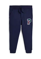 Boys - Fleece Letterman Jogger Pants