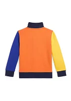 Boys - Color Blocked Double Knit Sweatshirt