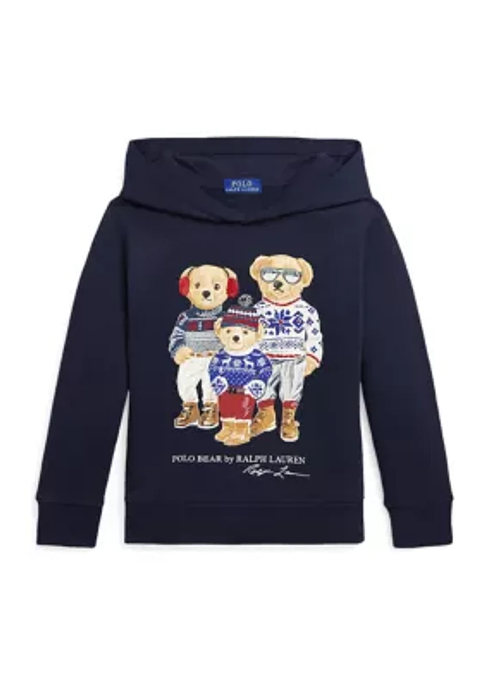 Boys 2-7 Polo Bear Family Fleece Hoodie