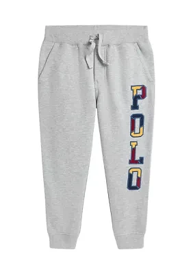 Boys - Corduroy Logo Fleece Jogger Pants