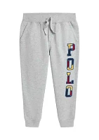 Boys - Corduroy Logo Fleece Jogger Pants