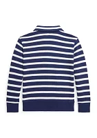 Boys 2-7 Striped French Terry Sweatshirt