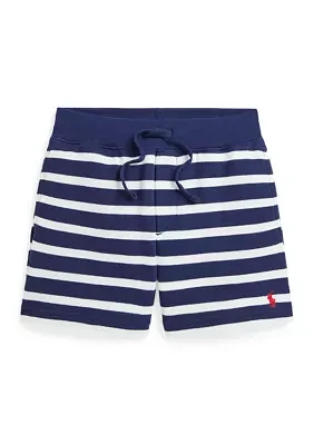 Boys - Striped French Terry Shorts