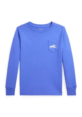 Boys - Cotton Jersey Long Sleeve Graphic T-Shirt