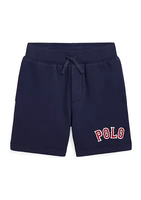 Boys 2-7 Baseball-Logo Fleece Shorts