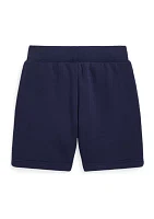 Boys 2-7 Baseball-Logo Fleece Shorts