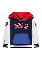 Boys 2-7 Baseball Logo Double Knit Hoodie