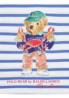 Boys - Polo Bear Striped Cotton Jersey T-Shirt