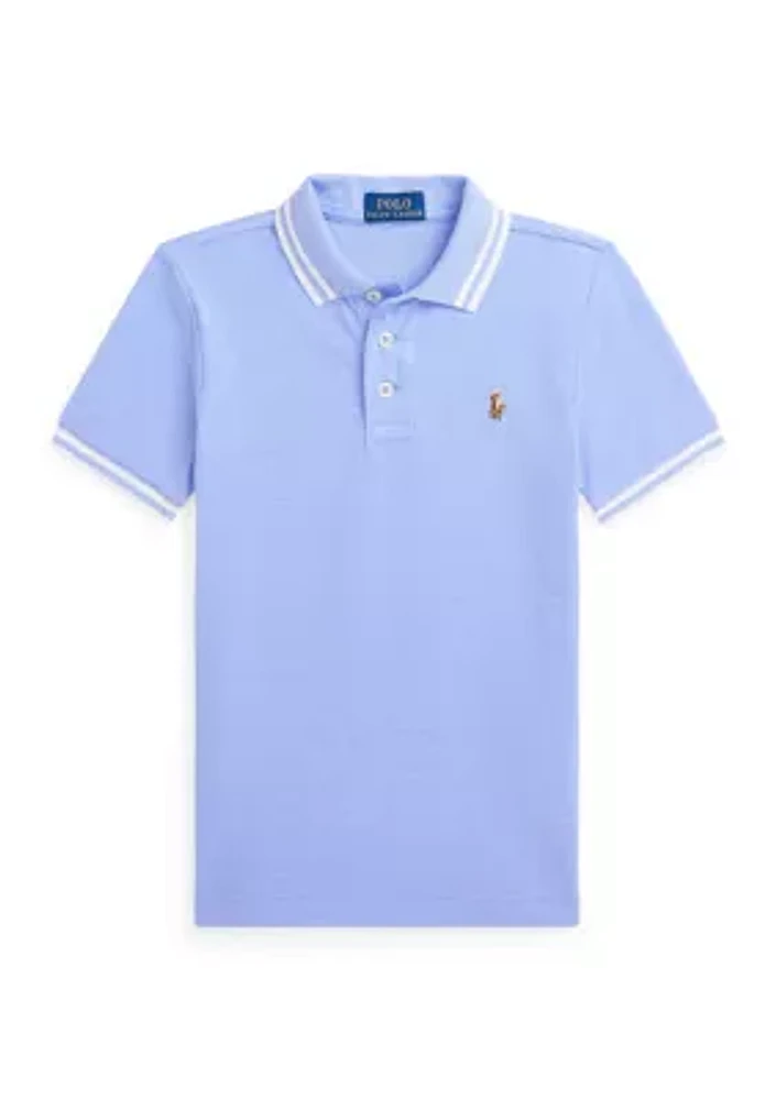 Boys - Oxford Mesh Polo Shirt