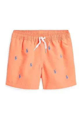 Boys - Traveler Polo Pony Swim Trunks