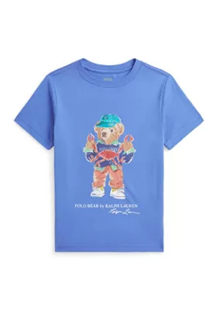 Boys - Polo Bear Cotton Jersey T-Shirt