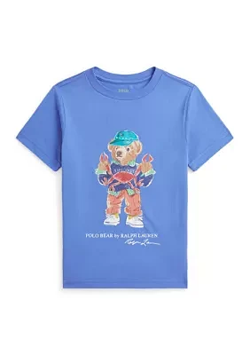 Boys - Polo Bear Cotton Jersey T-Shirt