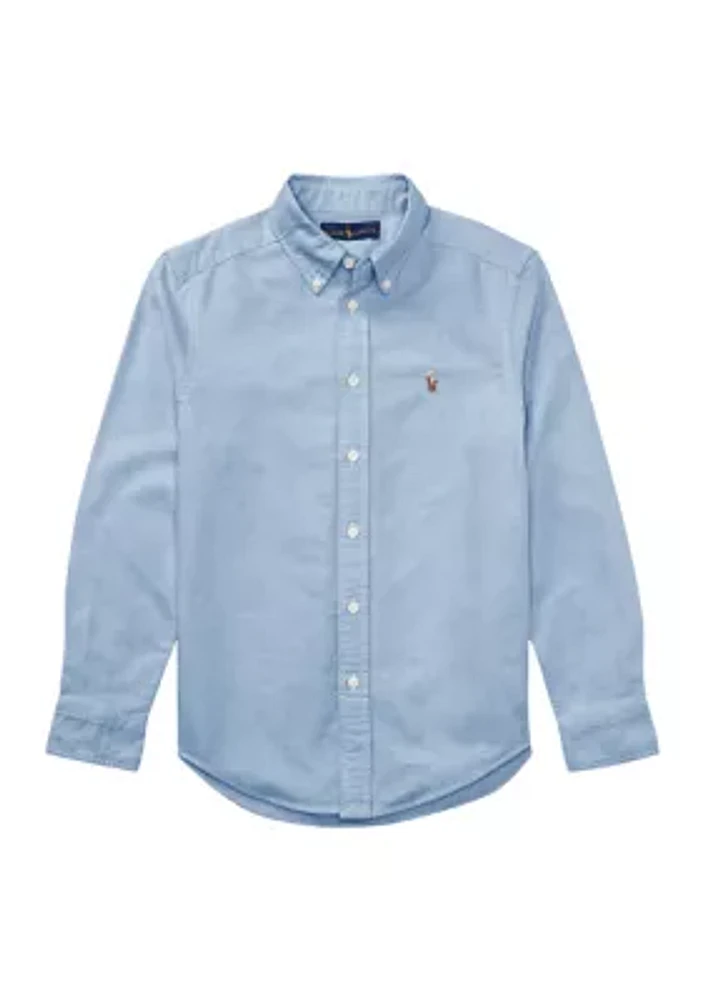 Boys 8-20 Cotton Oxford Shirt