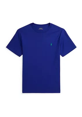 Boys - Cotton Jersey Crew Neck T-Shirt