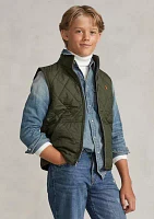 Boys 8-20 Quilted Water Repellent Vest