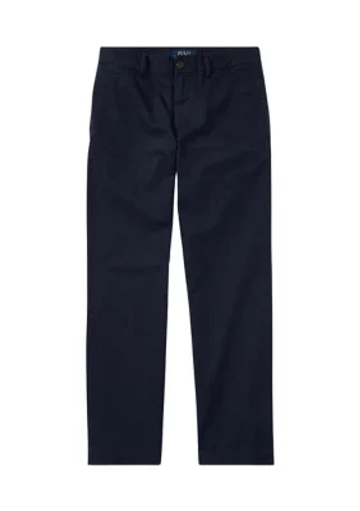 Boys 8-20 Straight Fit Stretch Twill Pants