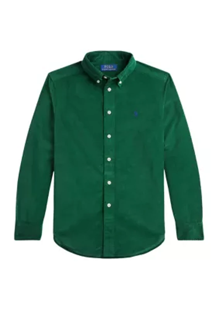 Boys 8-20 Cotton Corduroy Shirt