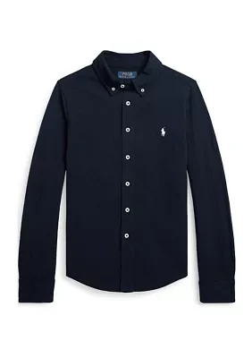 Boys - Featherweight Cotton Mesh Shirt