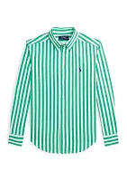 Boys 8-20 Gingham Cotton Poplin Shirt