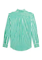 Boys 8-20 Gingham Cotton Poplin Shirt