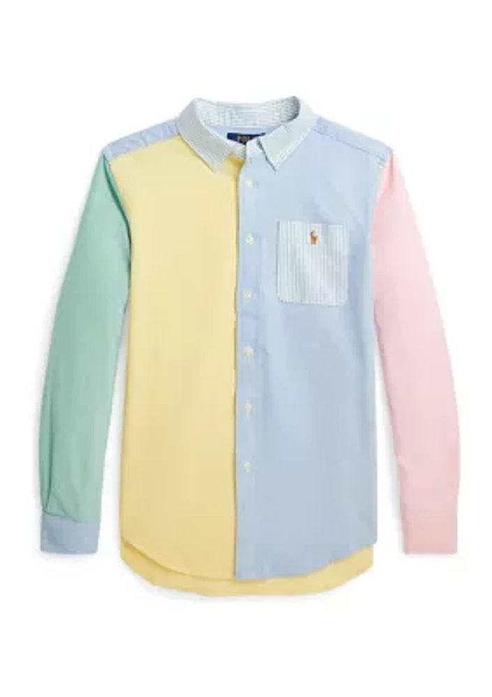 Boys 8-20 Cotton Oxford Fun Shirt